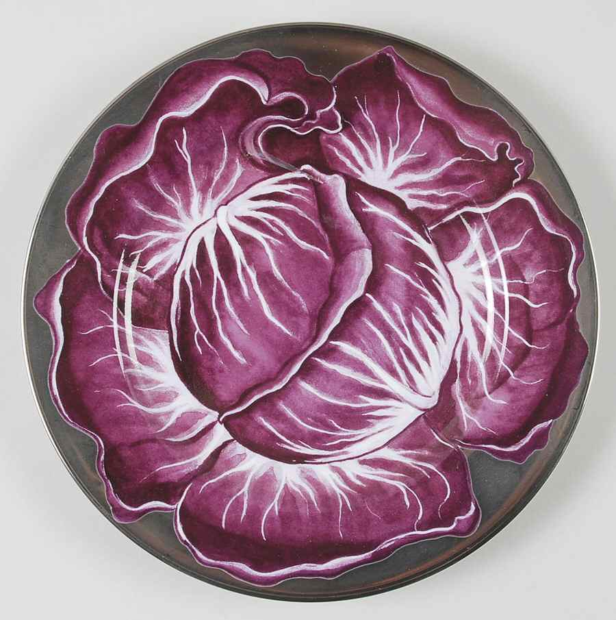 Insalata Platinum Salad Plate by Marc Blackwell-1