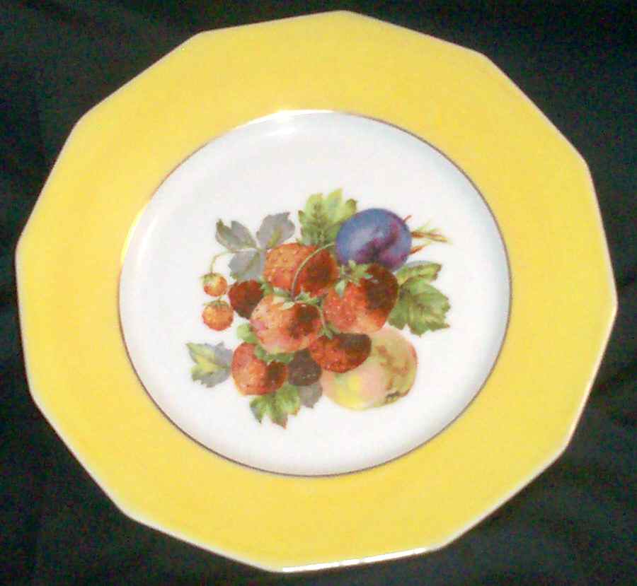 MRF10 Yellow Salad Plate by Marks & Rosenfeld-1