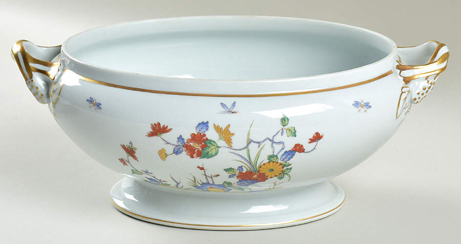 Rock Garden (White) Tureen No Lid by Mottahedeh-1