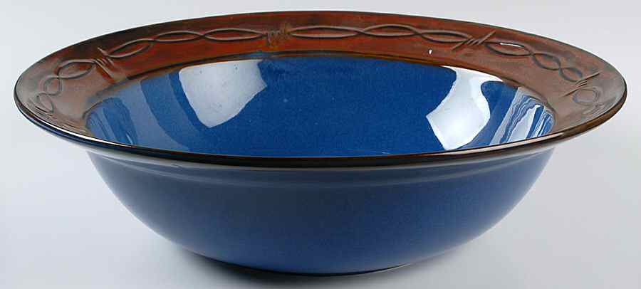 Iron Star 13" Round Serving Bowl by Montana Lifestyles-1