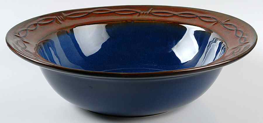 Iron Star 11" Round Serving Bowl by Montana Lifestyles-1