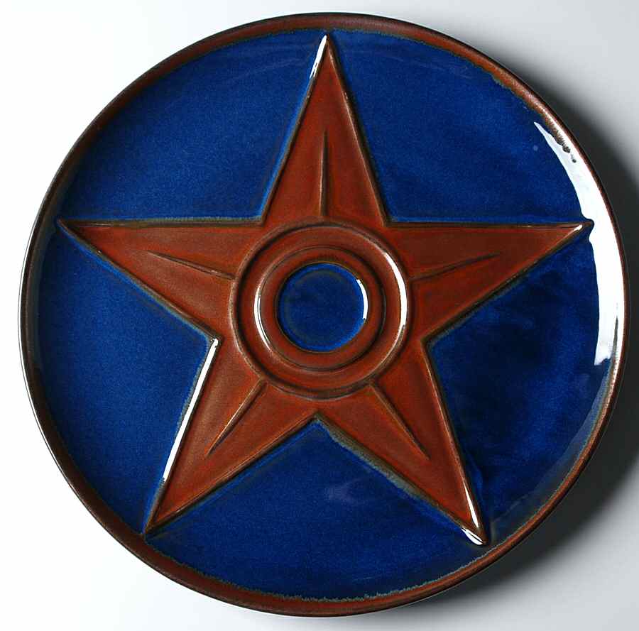 Iron Star 13" Chop Plate (Round Platter) by Montana Lifestyles-1