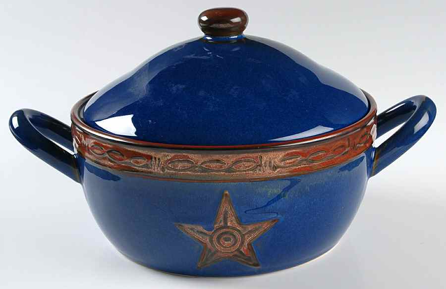 Iron Star 2.75 Qt Round Covered Casserole by Montana Lifestyles-1