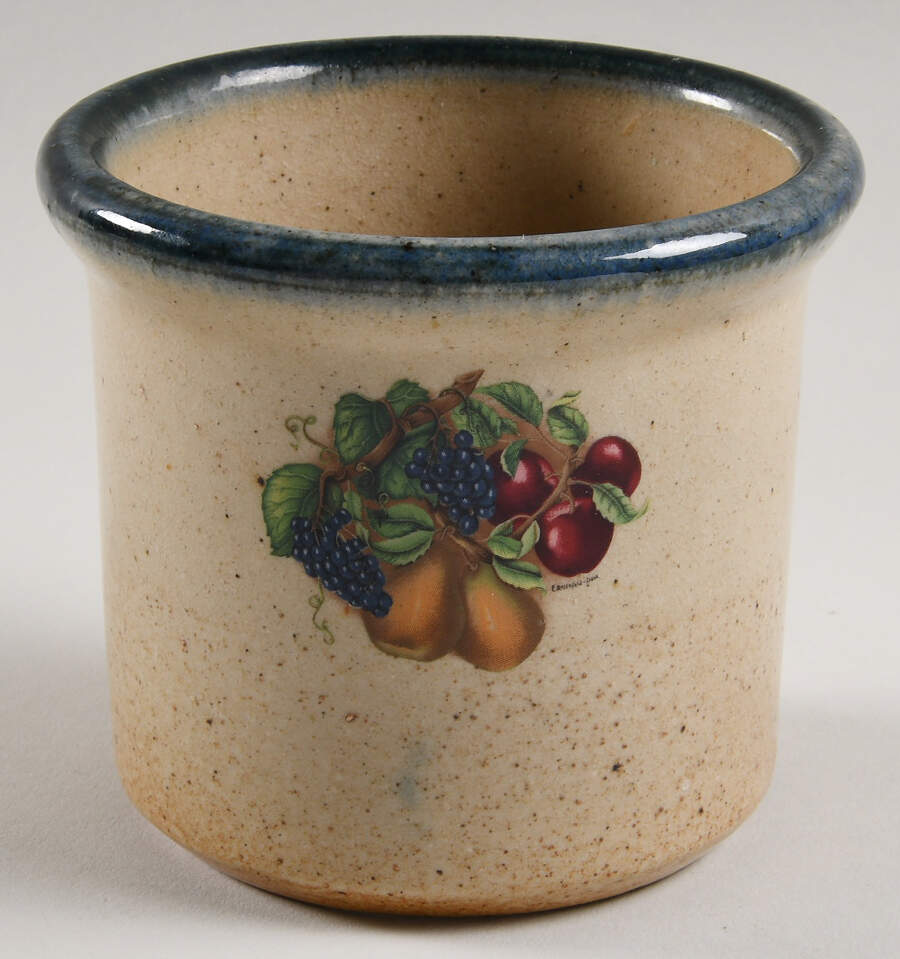 Northern Fruit Sugar Bowl No Lid by Monroe Salt Works-1