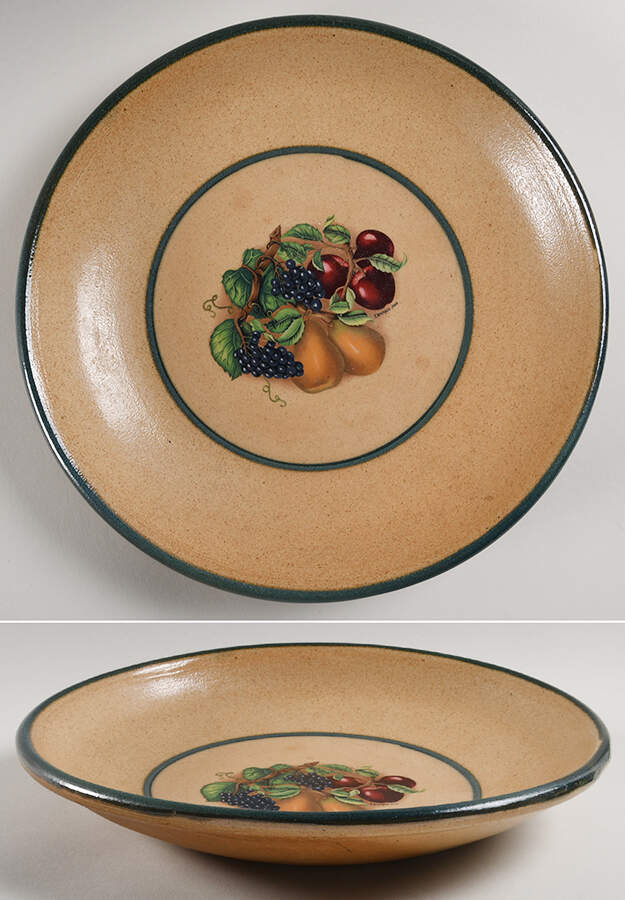 Northern Fruit 12" Pasta Serving Bowl by Monroe Salt Works-1