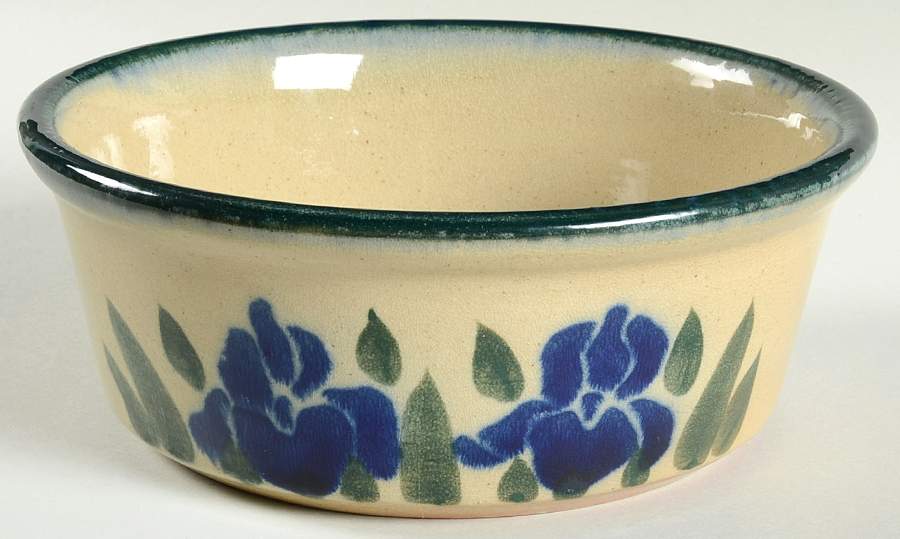 Iris 8" Round Vegetable Bowl by Monroe Salt Works-1