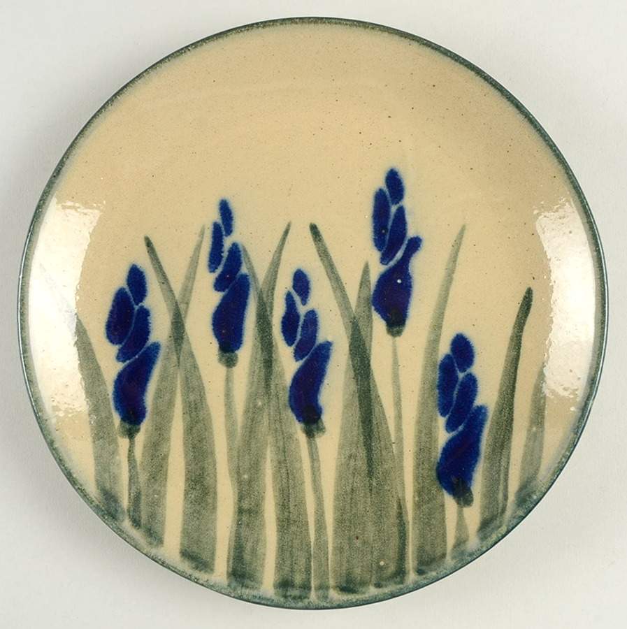 Iris Luncheon Plate by Monroe Salt Works-1