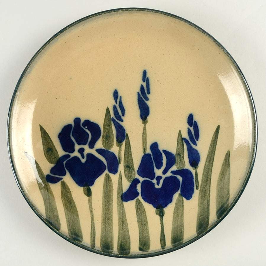 Iris Dinner Plate by Monroe Salt Works-1