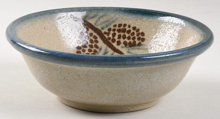 Pine Cone Coupe Soup Bowl by Monroe Salt Works-1