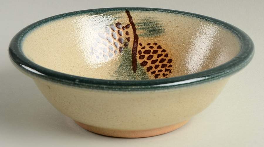 Pine Cone Coupe Soup Bowl by Monroe Salt Works-1