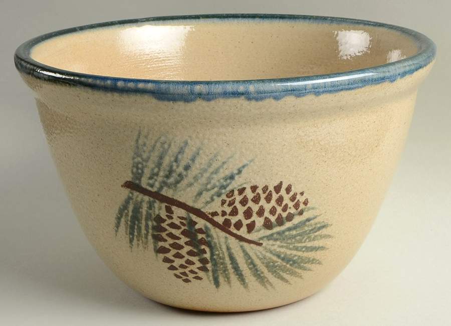 Pine Cone 10" Mixing Bowl by Monroe Salt Works-1