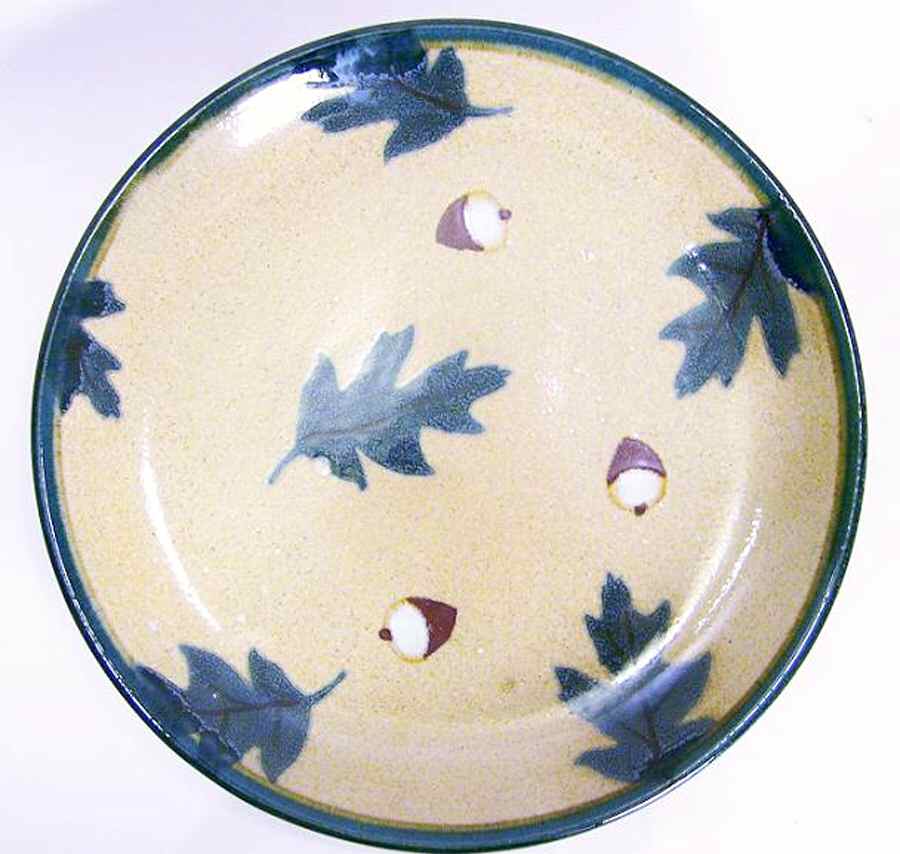 Oak Leaf and Acorn Dinner Plate by Monroe Salt Works-1
