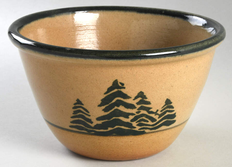Pine Tree 7" Mixing Bowl by Monroe Salt Works-1