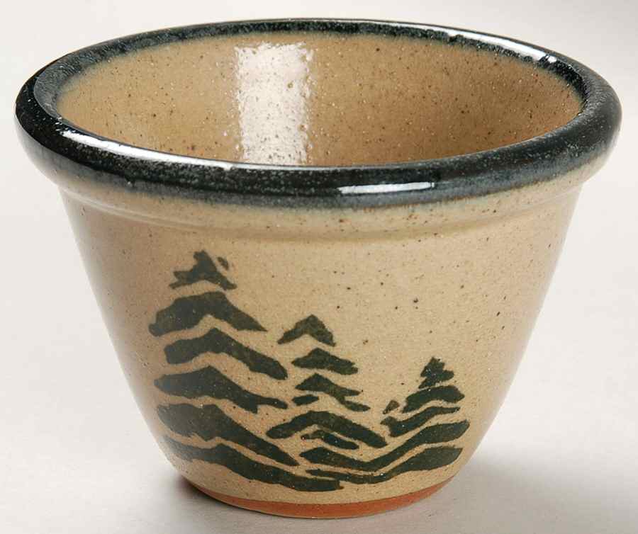 Pine Tree Custard Cup by Monroe Salt Works-1