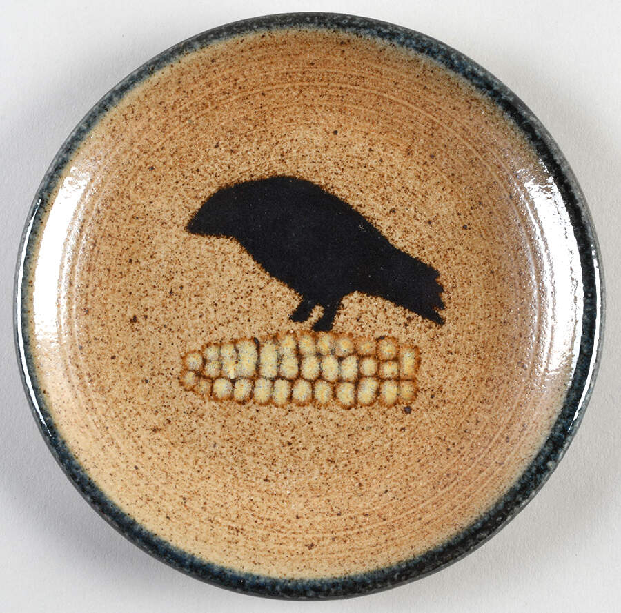 Crow Salad/Dessert Plate by Monroe Salt Works-1