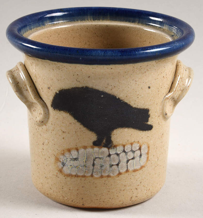 Crow Sugar Bowl No Lid by Monroe Salt Works-1