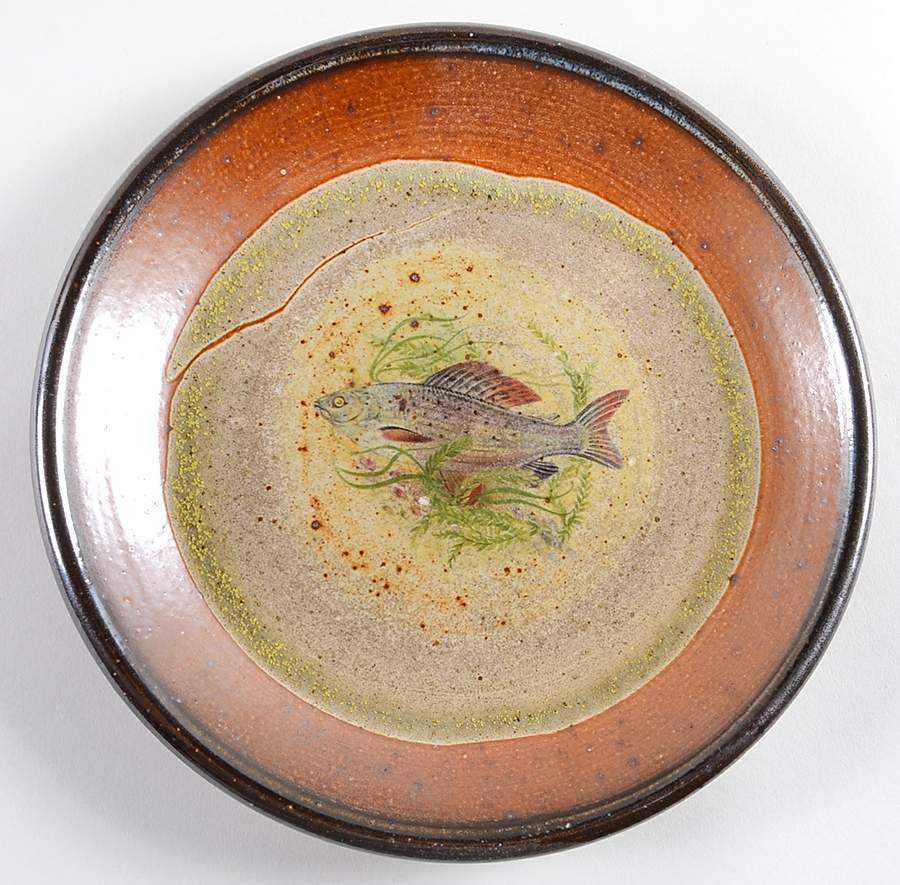 Trout Luncheon Plate by Monroe Salt Works-1