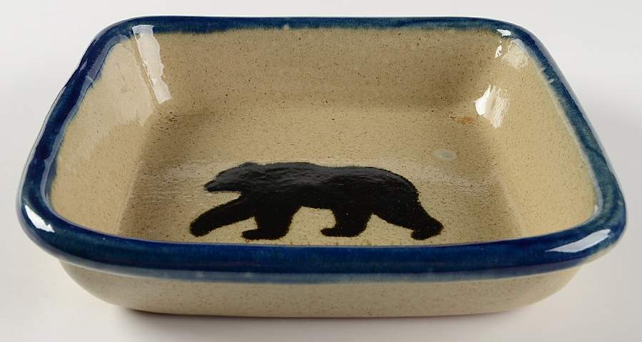 Bear 9" Square Baker by Monroe Salt Works-1