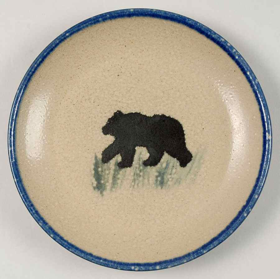 Bear Salad/Dessert Plate by Monroe Salt Works-1