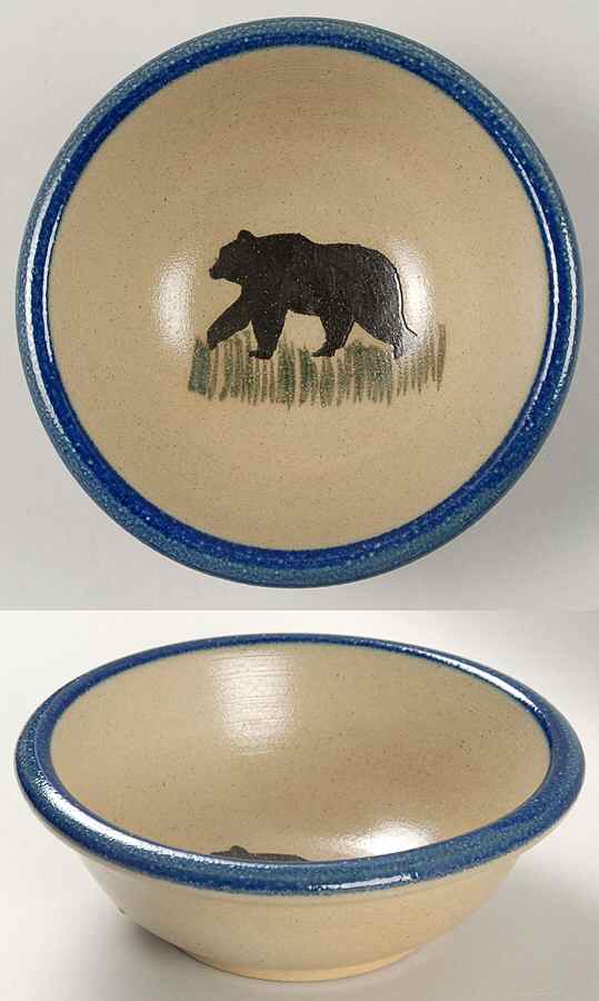 Bear Coupe Soup Bowl by Monroe Salt Works-1