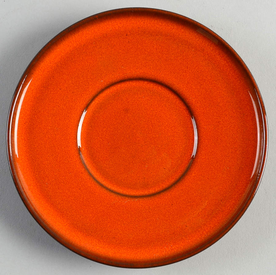 Red Orange Saucer by Melitta-1