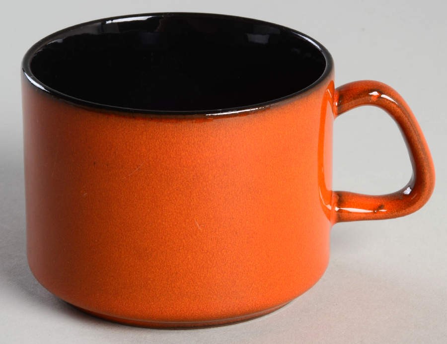 Red Orange Flat Cup by Melitta-1
