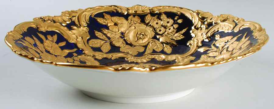 992098 12" Round Bowl by Meissen (Germany)-1