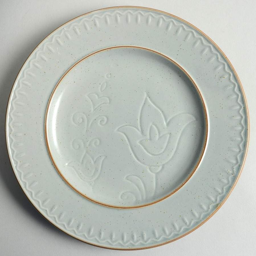 Green Punctuation Salad Plate by Martha Stewart-1