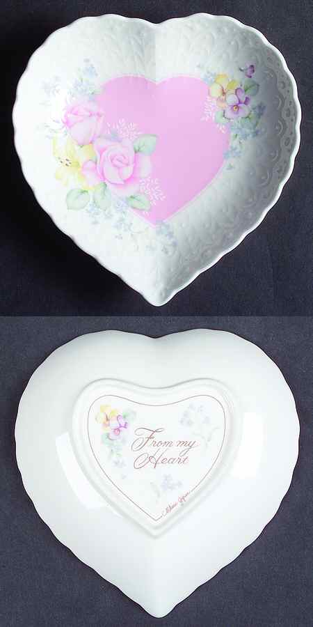 Hearts Heart Shaped Dish by Mikasa-1