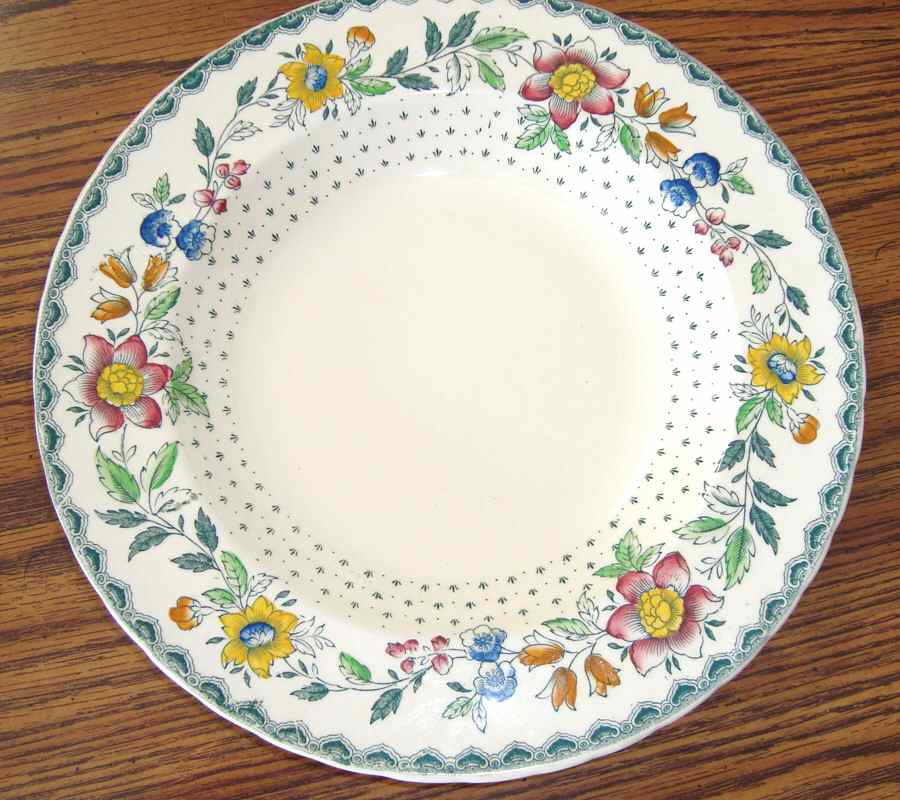 Arbor Green Dinner Plate by Mason's-1