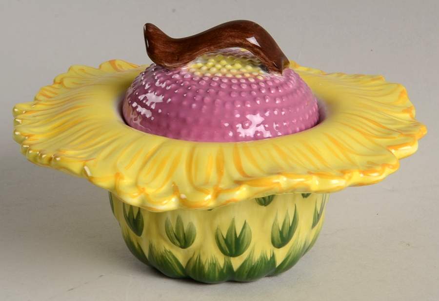Sunflower Jam/Jelly & Lid by Mottahedeh-1