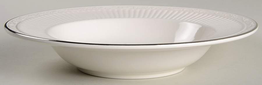 Italian Countryside Platinum Large Rim Soup Bowl by Mikasa-1