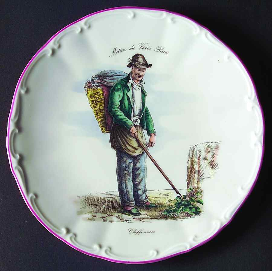 METIERS DU VIEUX PARIS Salad Plate by Meiselman Imports-1