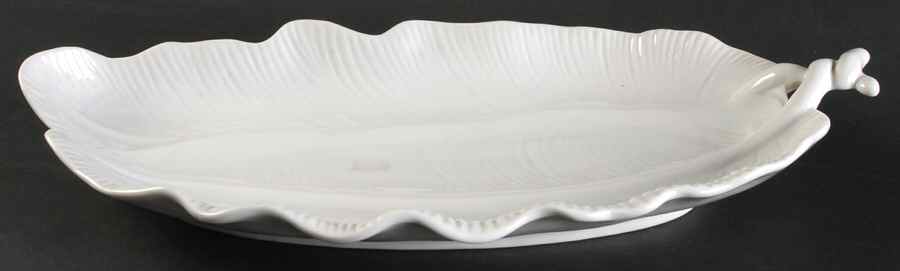 Foliage White Extra Large Leaf Dish by Mikasa-1