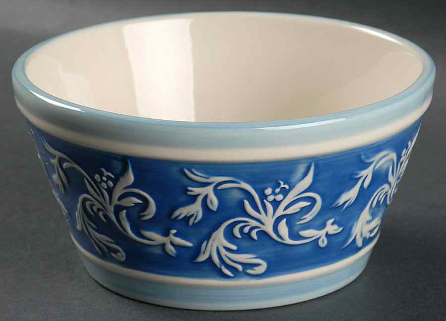 Blue Provencale Soup/Cereal Bowl by Mikasa-1