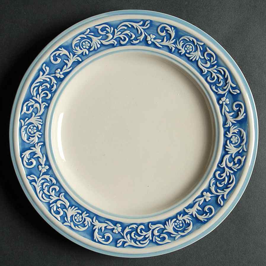 Blue Provencale Salad Plate by Mikasa-1