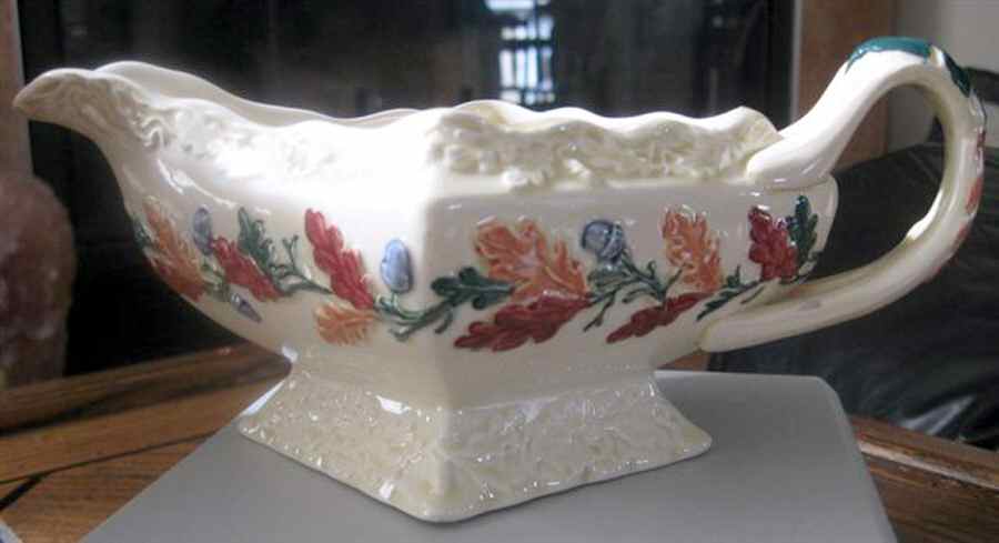 Mason's Oak Multicolor Gravy Boat by Mason's-1