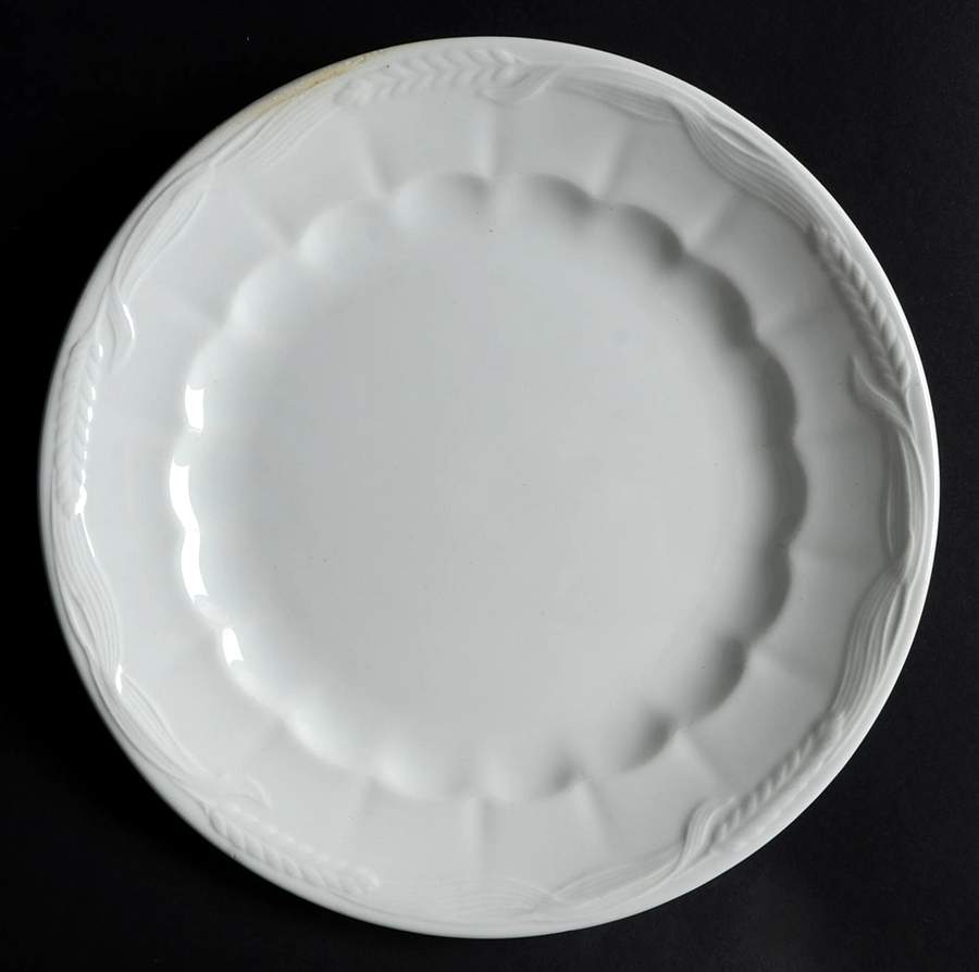 Wheat and Rose Dinner Plate by Alfred Meakin-1
