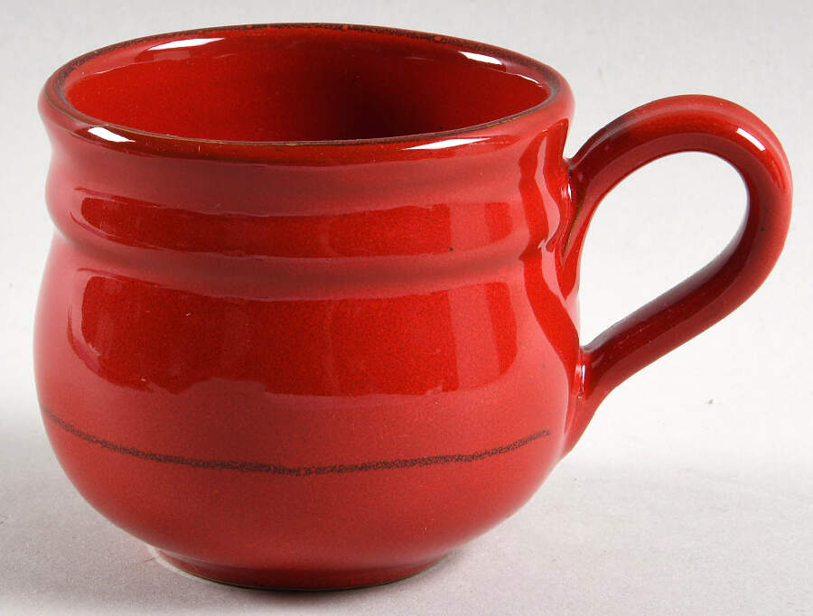Classic Collection Red Flat Cup by Mamma Ro-1