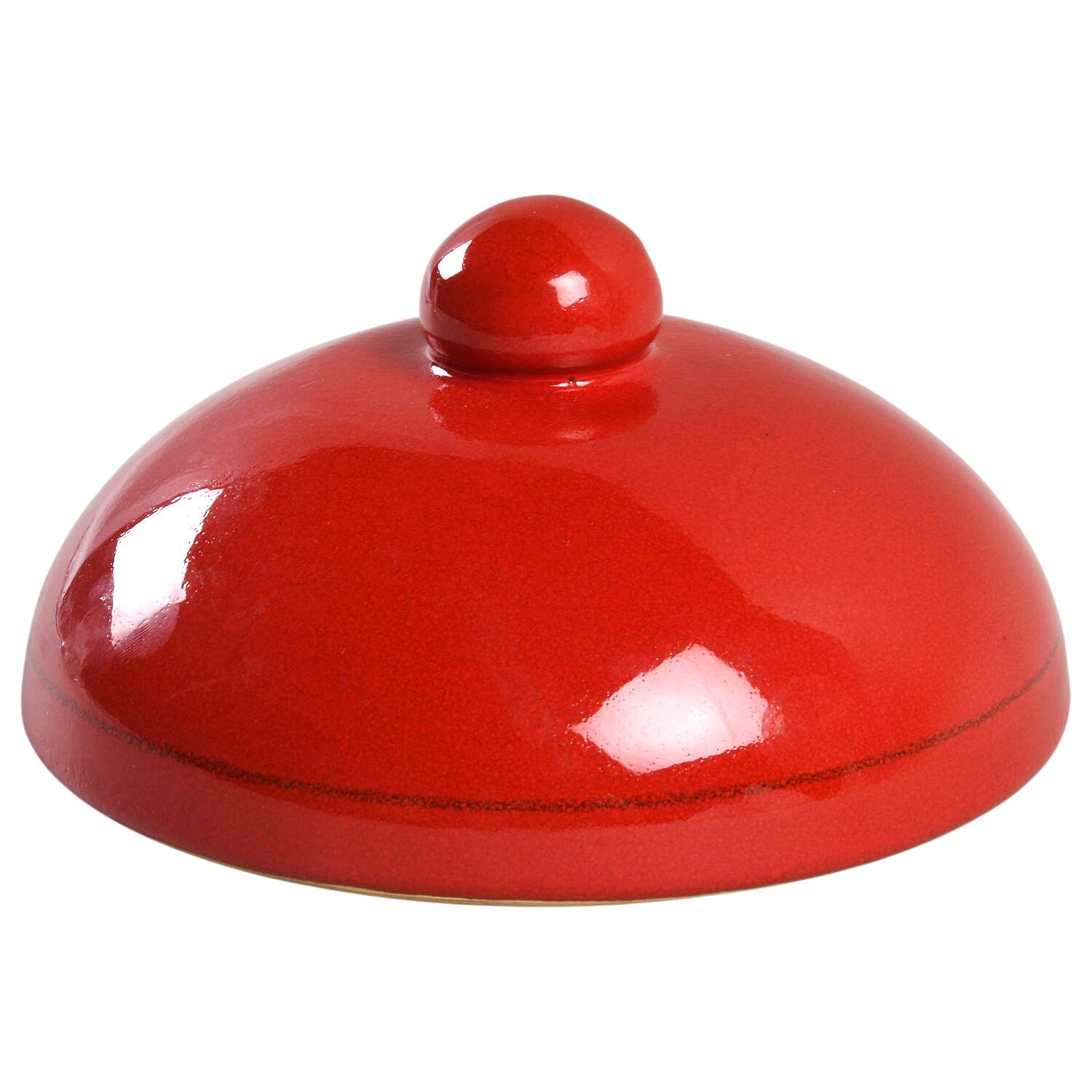 Classic Collection Red Lid for Round Butter by Mamma Ro-1