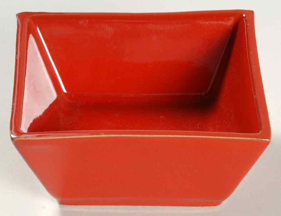 Classic Collection Red 4" Square Bowl by Mamma Ro-1