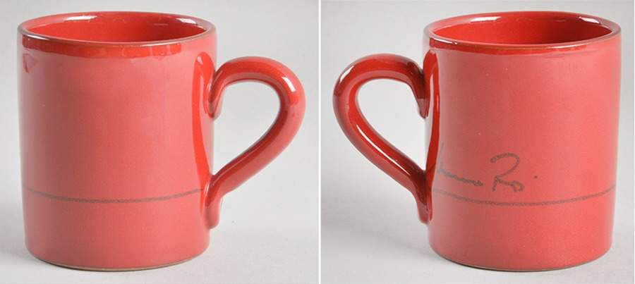 Classic Collection Red Mug by Mamma Ro-1