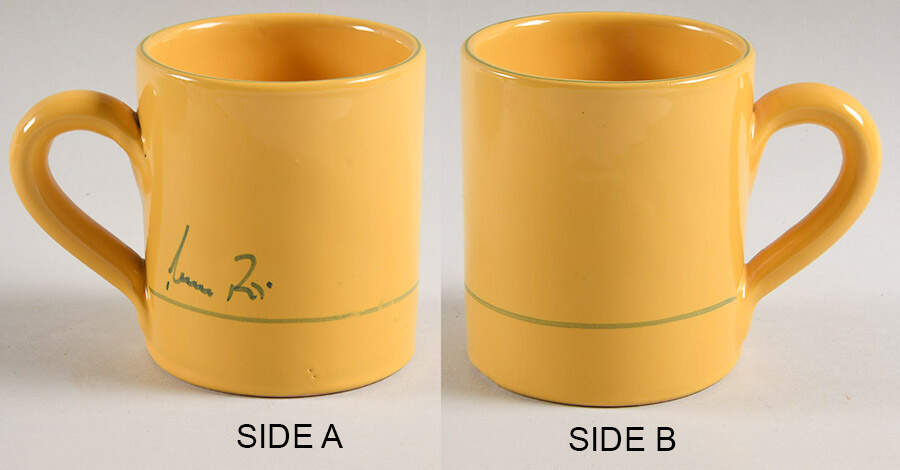 Cameo Collection Marigold Yellow Mug by Mamma Ro-1