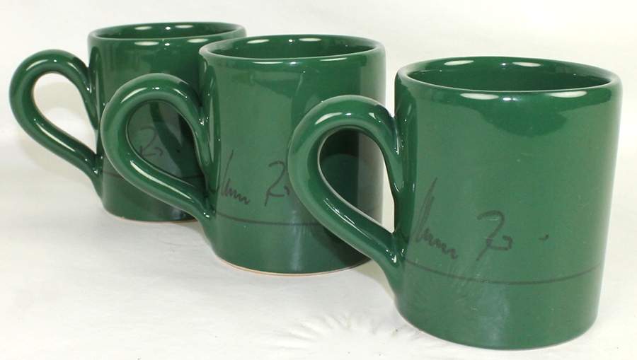 Cameo Collection Hunter Green Mug by Mamma Ro-1