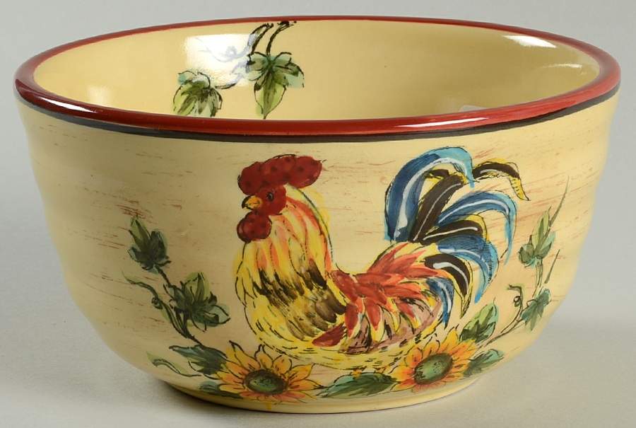 Red Rooster Soup/Cereal Bowl by Maxcera Corp-1