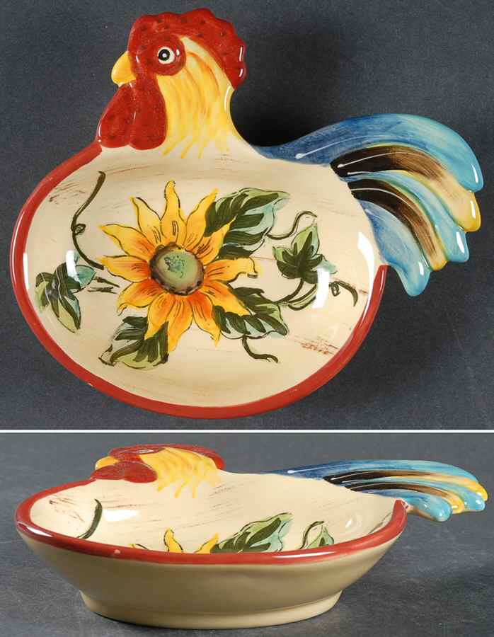 Red Rooster Figural Dip Bowl by Maxcera Corp-1