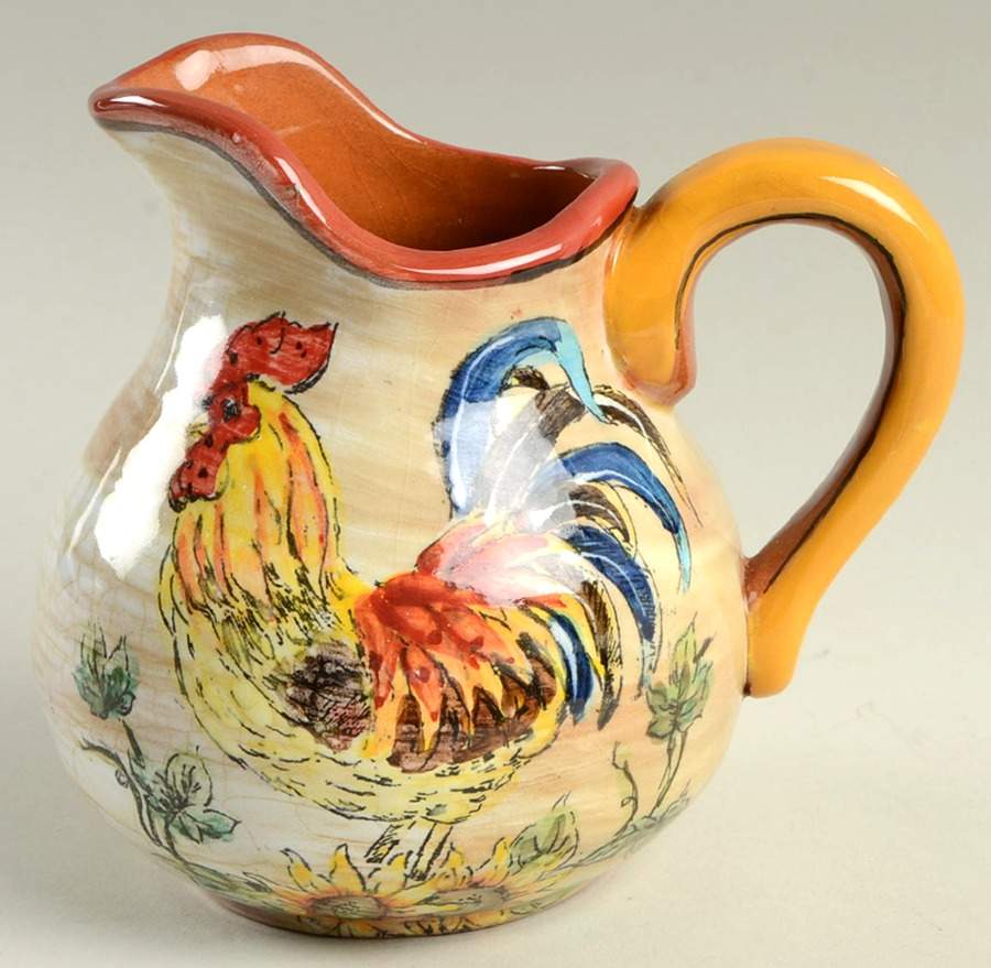 Red Rooster Creamer by Maxcera Corp-1