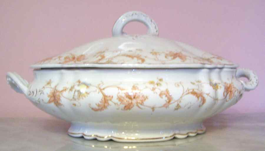 Savoy Oval Covered Vegetable by John Maddock & Sons-1