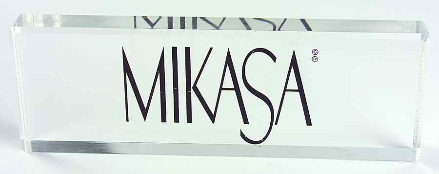 Advertising Signs Lucite Sign 1 by Mikasa-1