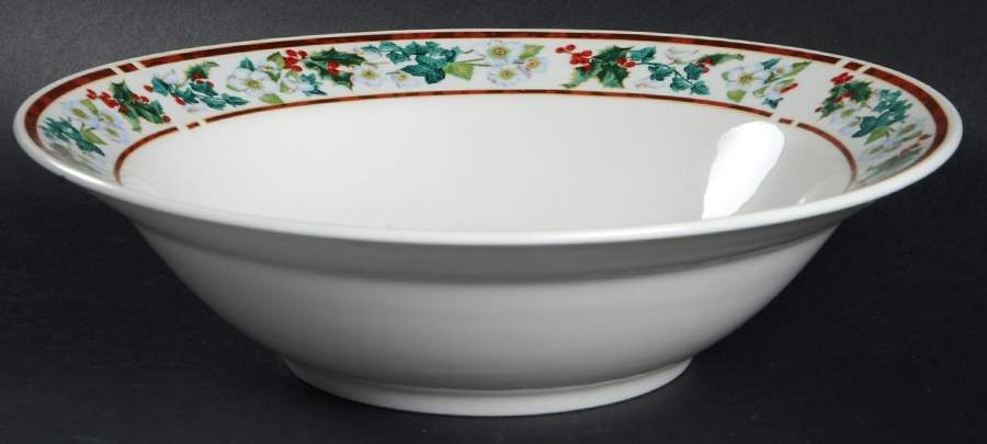 Holly 9" Round Vegetable Bowl by Majesticware-1